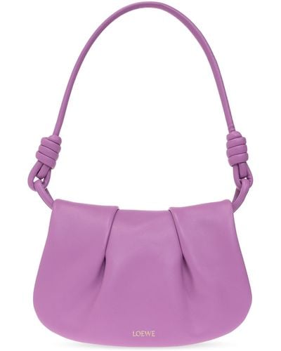 Loewe ‘Paseo’ Shoulder Bag - Purple