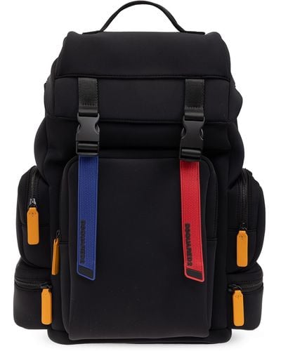 DSquared² Backpack With Logo, - Black