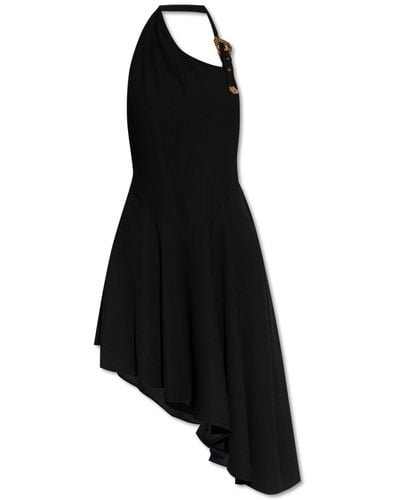 Versace Asymmetrical Dress - Black