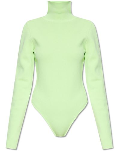 GAUGE81 ‘Puent’ Turtleneck Bodysuit - Green