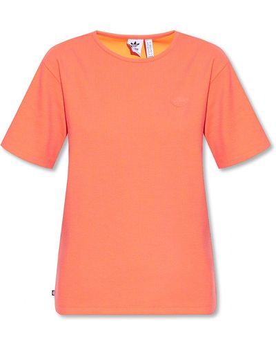 adidas Originals Logo T-shirt, - Orange