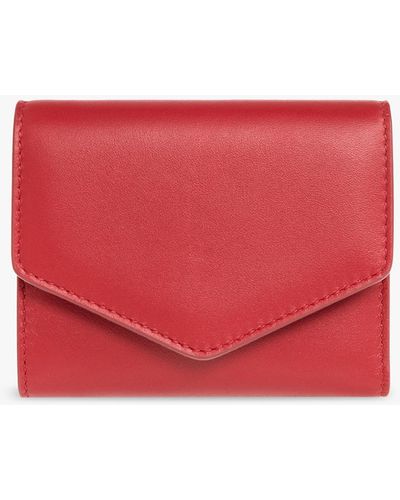 Maison Margiela Leather Wallet - Red