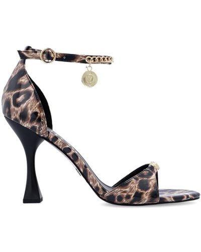Versace Heeled Sandals - Brown