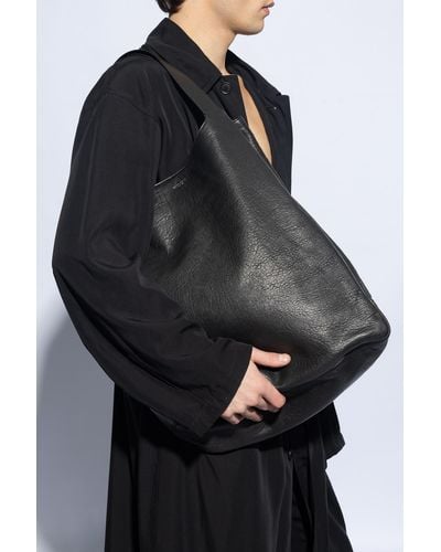 Saint Laurent Maxi Shopper Bag, - Black