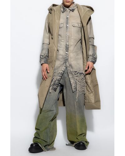 Rick Owens Insulated Vest - Natural