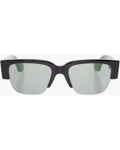 Alexander McQueen Sunglasses With Logo, - Black