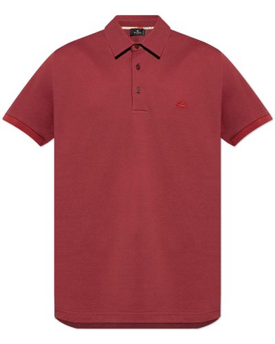 Etro Cotton Polo By , - Red