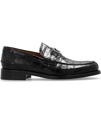 Versace Loafers Shoes - Black
