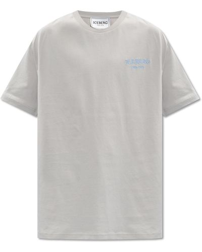 Iceberg T-shirt With Logo, - Grey