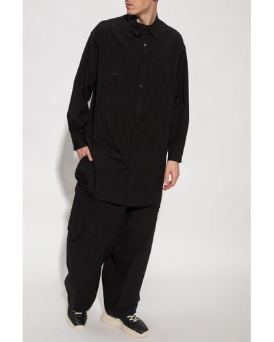 Yohji Yamamoto Shirt With Pockets - Black