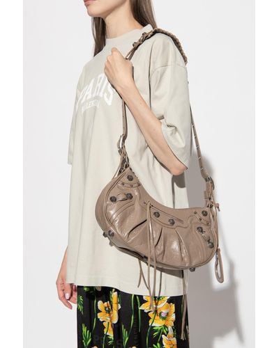 Balenciaga 'Le Cagole Small' Shoulder Bag - Natural