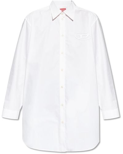 DIESEL Shirt Dress `d-dalis`, - White