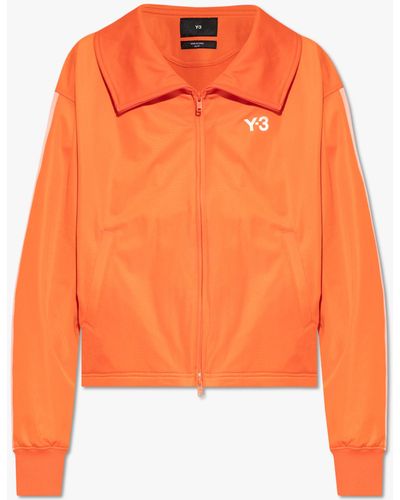 Y-3 Sweatshirt With Standing Collar - Orange