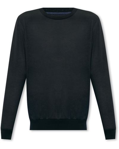 Paul Smith Wool Sweatshirt, ' - Black