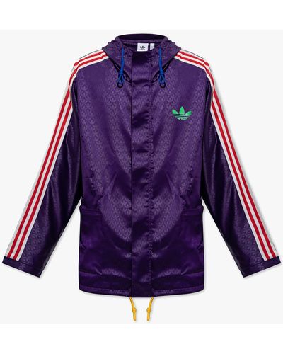 adidas Originals Jacket With Logo - Purple