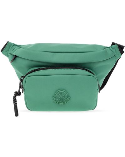 Moncler Belt Bag With Logo - Green