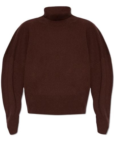 Totême Cashmere Turtleneck Sweater, - Brown