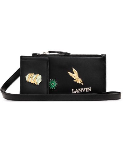 Lanvin Pouch With Card Case - Black