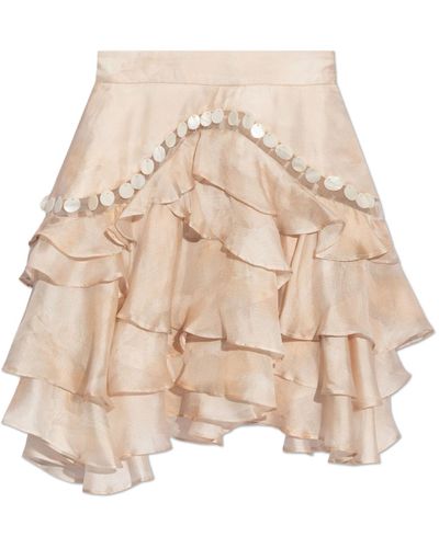 Ixiah 'aurora' Skirt, - Natural