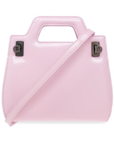 Ferragamo ‘Wanda Mini’ Shoulder Bag - Pink