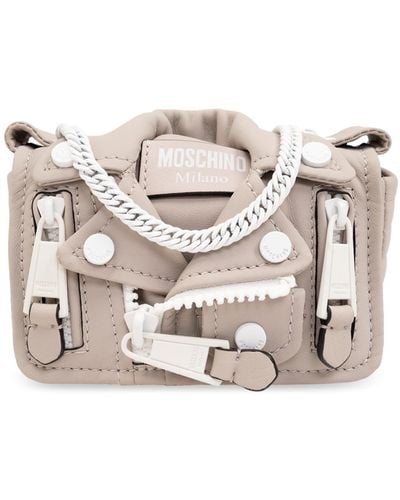 Moschino Shoulder Bag From The '40Th Anniversary' Collection - White