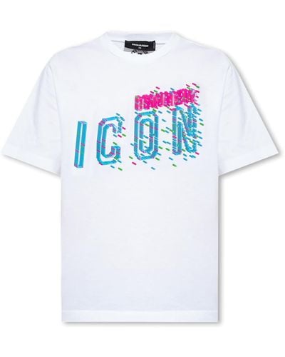 DSquared² T-Shirt With Logo - White