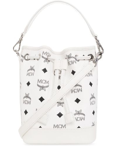 MCM ‘Dessau Mini’ Bucket Bag - White
