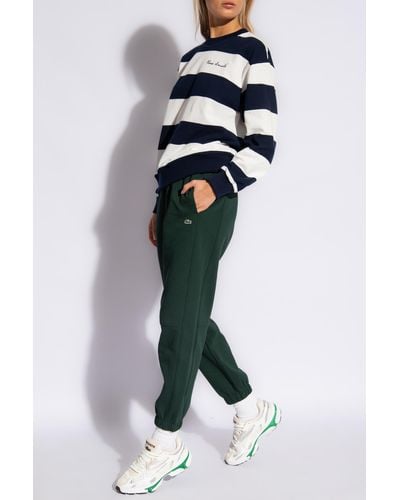 Lacoste Sweatpants With Patch, - Green