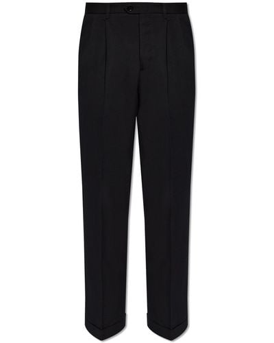 AllSaints 'tallis' Pleat-front Pants, - Black