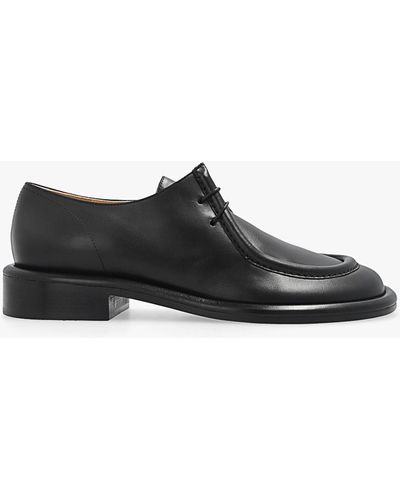 Proenza Schouler Leather Derby Shoes - Black