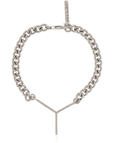 Y. Project Bracelet With Logo, - Metallic
