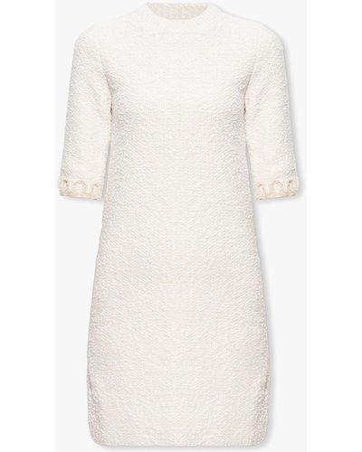 Lanvin Tweed Dress - White