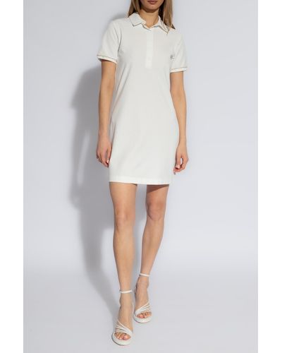 La Perla Monogrammed Dress, - White