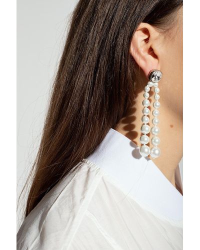 JW Anderson 'chandelier' Long Earrings - White