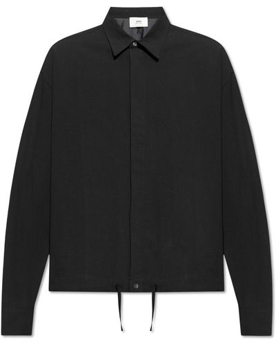Ami Paris Sleeveless T-Shirt - Black