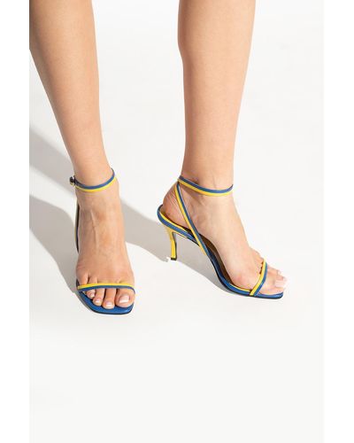 DIESEL 'sa-alhena' Heeled Sandals - Yellow