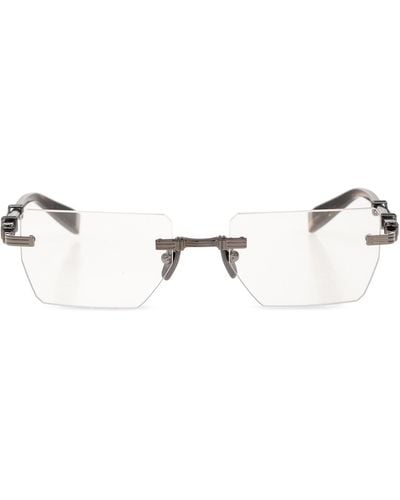 Balmain 'pierre' Prescription Glasses, - Metallic