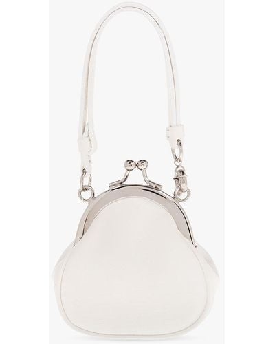 Maison Margiela Leather Handbag - White