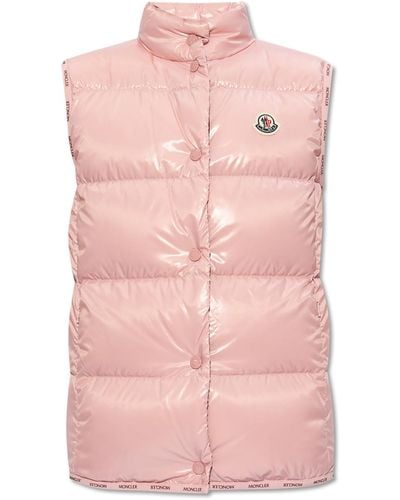 Moncler Badia Vest, - Pink
