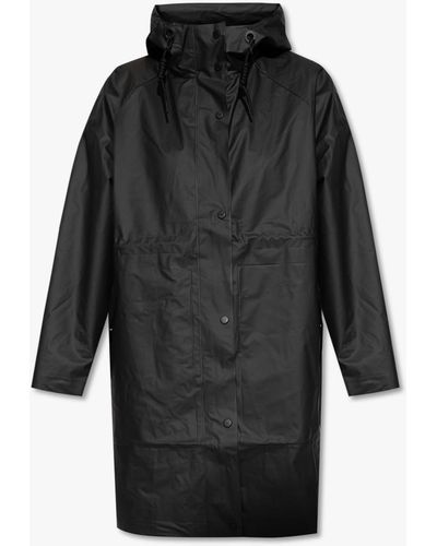 HUNTER Rain Coat With Pockets - Black
