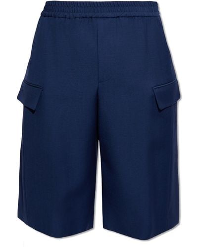 Alexander McQueen Cargo Shorts - Blue