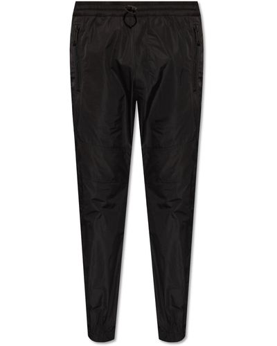 DSquared² Trousers With Logo, - Black