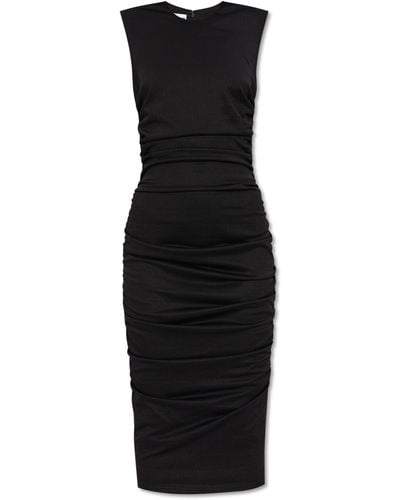 Moschino Dress With Monogram - Black