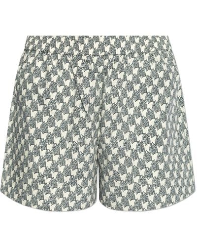 Tory Burch Printed Shorts, - Grey