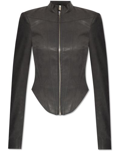 MISBHV Asymmetrical Jacket, - Black