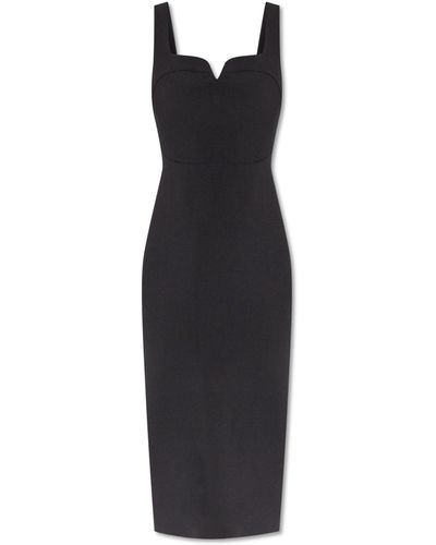 Victoria Beckham Strap Dress - Black