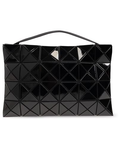 Bao Bao Issey Miyake Shoulder Bag With Geometrical Pattern, - Black