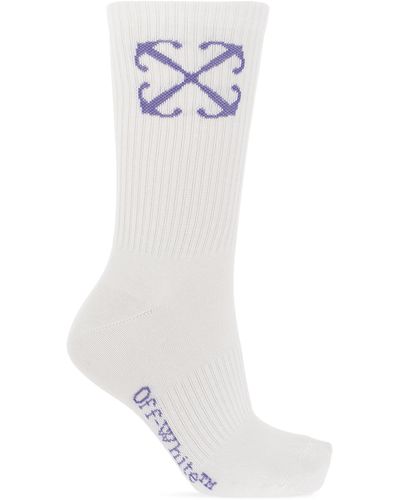 Off-White c/o Virgil Abloh Socks With Logo - White