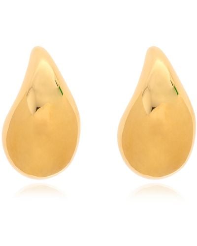 Bottega Veneta Drop Shaped Earrings - Yellow