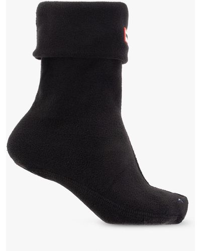 HUNTER Short Boot Socks - Black